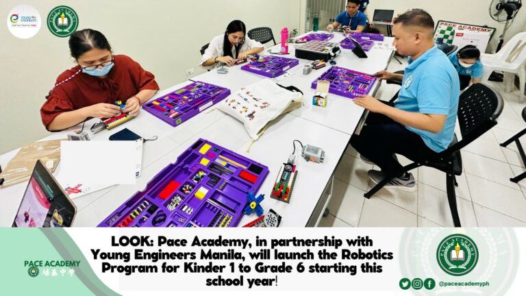 LOOK: Pace Academy will launch the Robotics Program for Kinder 1 to Grade 6 starting this school year